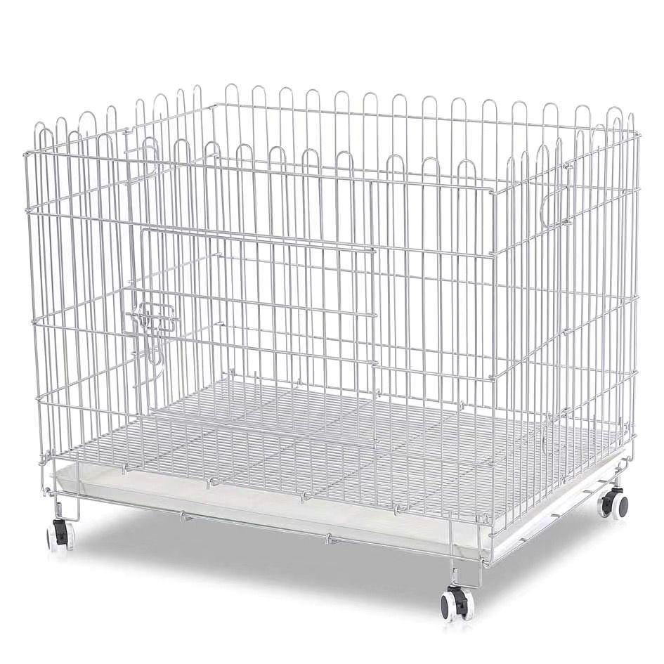 Nano Folding Indoor Dog and Small Pet Cage with Display Table