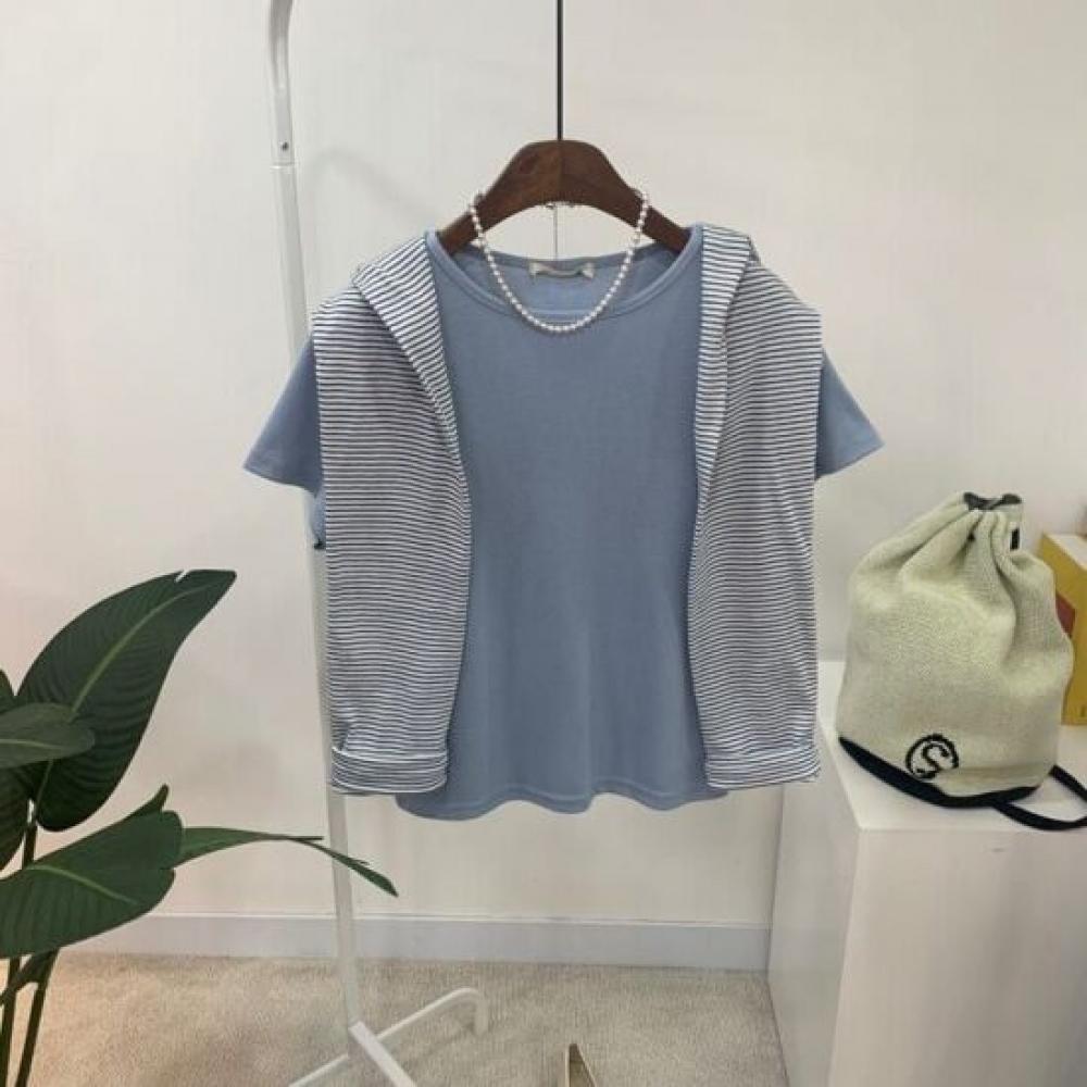 C S In The Room Kama baSiC Round neCk ShorT Sleeve T ShirT 8Color