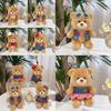 Plush Bear Keychain Cute Chef Bear Cartoon Toy For Kids And Teens