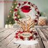 1SET New Rose Gift Acrylic Tabletop Ornament Valentine's Day Niche Rose Gift Decorative Ornament Bedroom