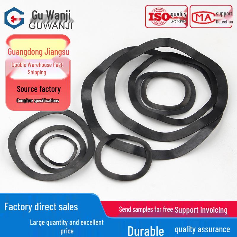 

Blackened Iron Three-Crest Wave Spring Washer - Sizes M3 to M16 Black Iron M3*6
