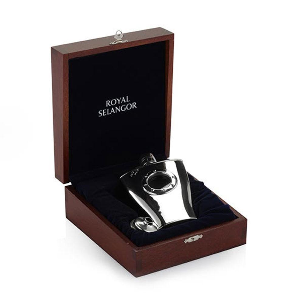 Flasque Royal Selangor Shipflask avec Boîte Cadeau 8 cL
