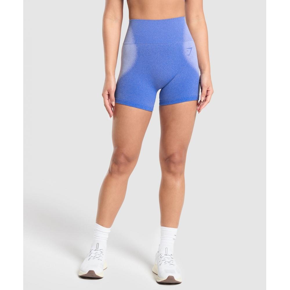 

GYMSHARK Blur Seamless Shorts Iris Blue Powdered Lilac B9A2D UCVV XS