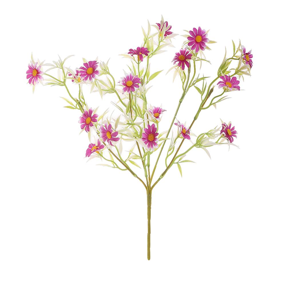 1Pcs Daisy Artificial Flowers Bouquet Fake Flowers for Home Decor Garden Wedding Decoration Outdoor Flower Arrangement Accessory