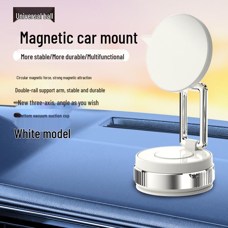

2025 Magnetic Phone Holder for Car: Universal Suction Cup Mount for Car Interior & Navigation Systems