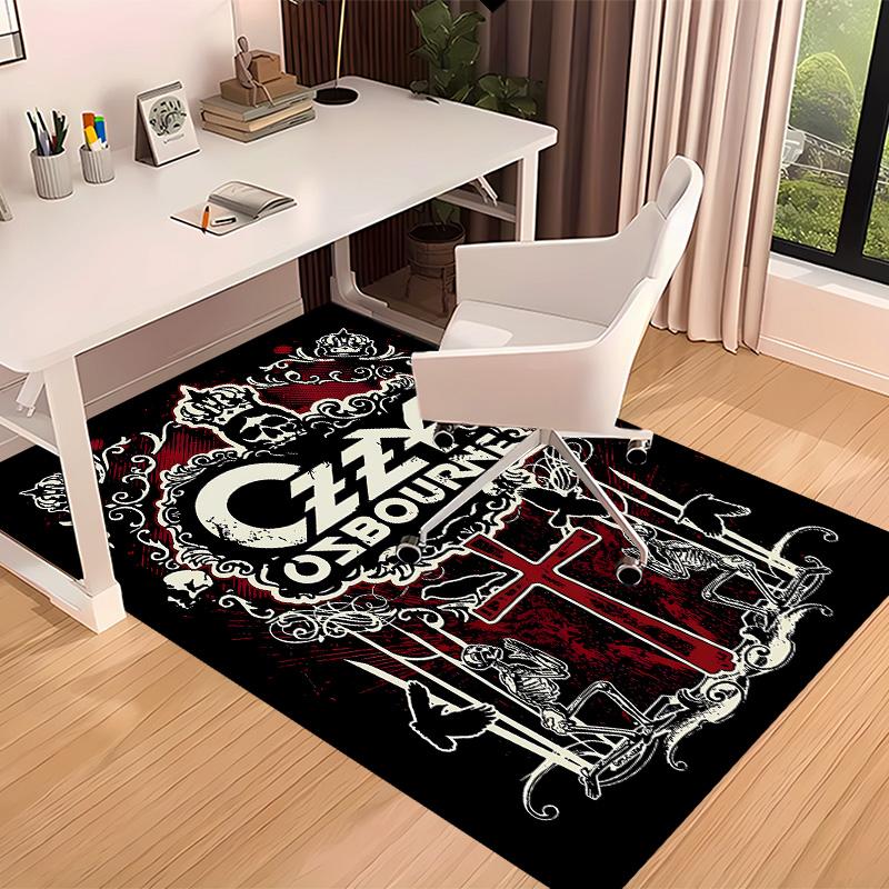 Ozzy Madman Printed Absorbent Washable Carpet, Non-Slip Bathroom Mats, Kitchen Rugs, Yoga Mat,Living Room Entrance, Camping Picnic Rugs