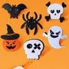Bats Pumpkin Skeleton Brooch With Light Badge Party Clothes Brooch Halloween Pins Brooch  Halloween