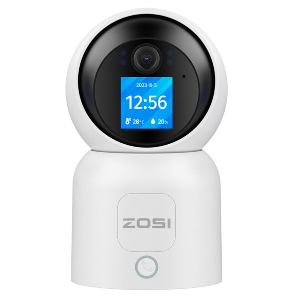 ZOSI C519M 4MP HD Video Intercom Camera AI Motion Detection Anti-Theft Indoor WiFi Camera,No TF Card