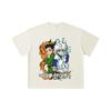 260 GSM Double Yarn 32 Count 100% Cotton HXH V7 Gon Killua Print Unisex Heavy Cotton T Shirt