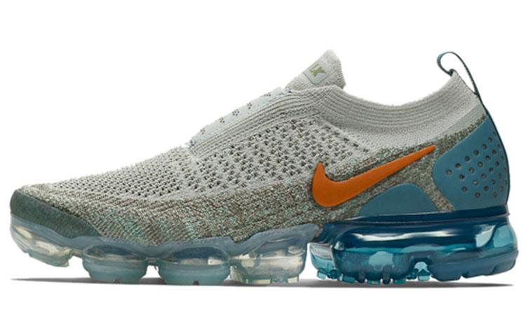 

Nike Air VaporMax Moc 2 Сріблястий з Помаранчевим Багаттям Небесно-Бірюзовий Жіночі AJ6599-005 35.5