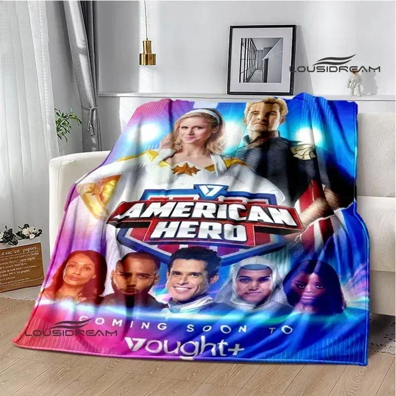 U.S. Drama The Boys Printed Blankets Picnic Blanket Warm Flannel Blankets Soft and Comfortable Blanket Bed Linings Birthday Gift