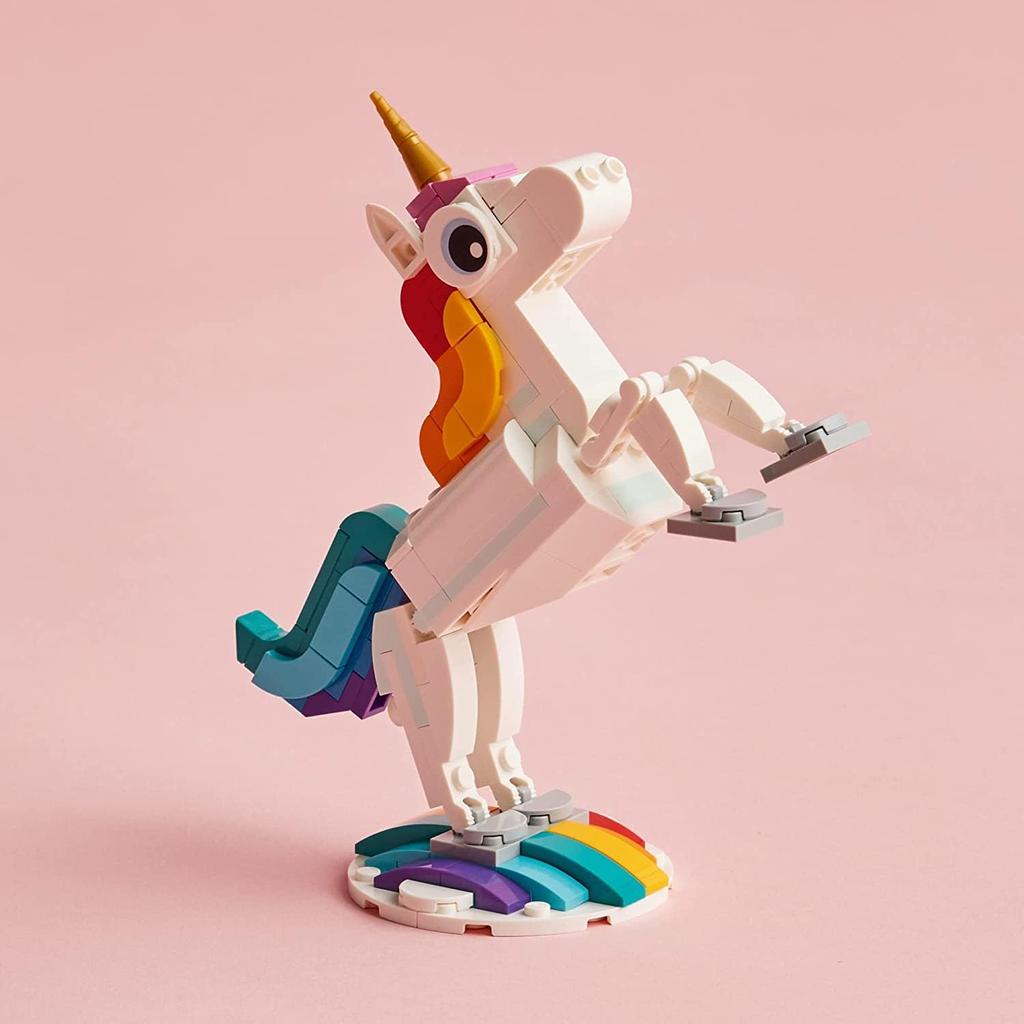 Building Block 3 in 1 Magical Unicorn Toy With LEGO