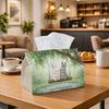 1pc Whimsical Nature Tissue Box | Multi-Functional Napkin Dispenser, Two Sizes Available Suitable for Home, Parties, Car Decoration Rabbit Bunny Swing