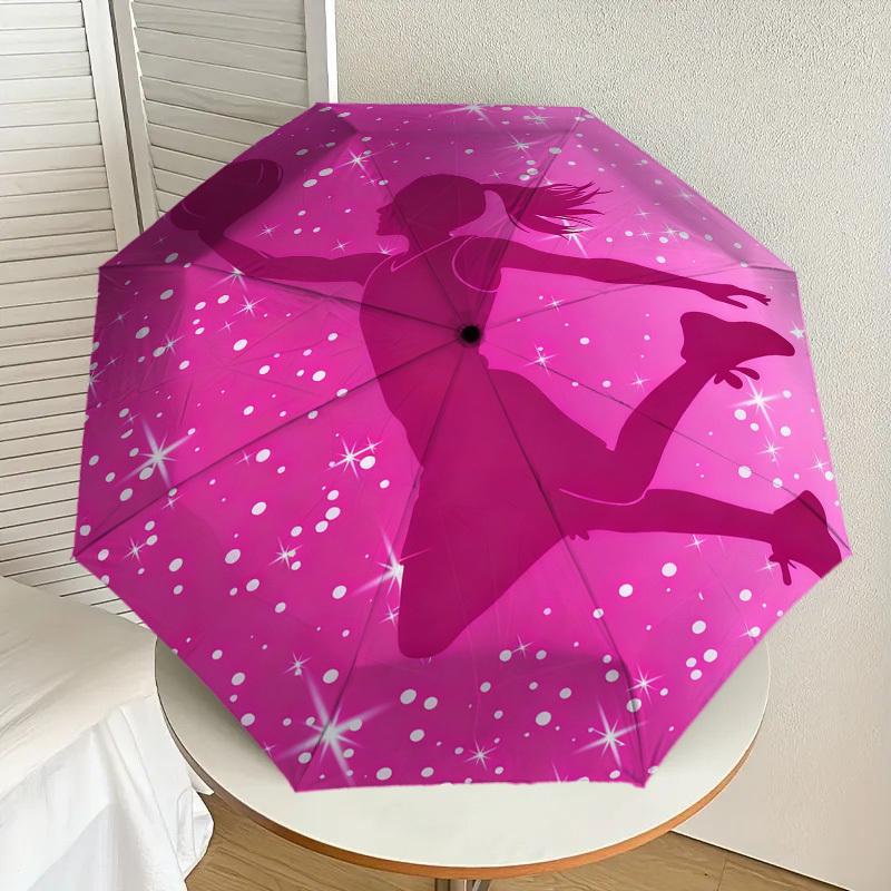 1pc Basketball Player Pattern Umbrella Design Automatic Opening and Closing Umbrella, High-quality Travel Umbrella,  C1128252