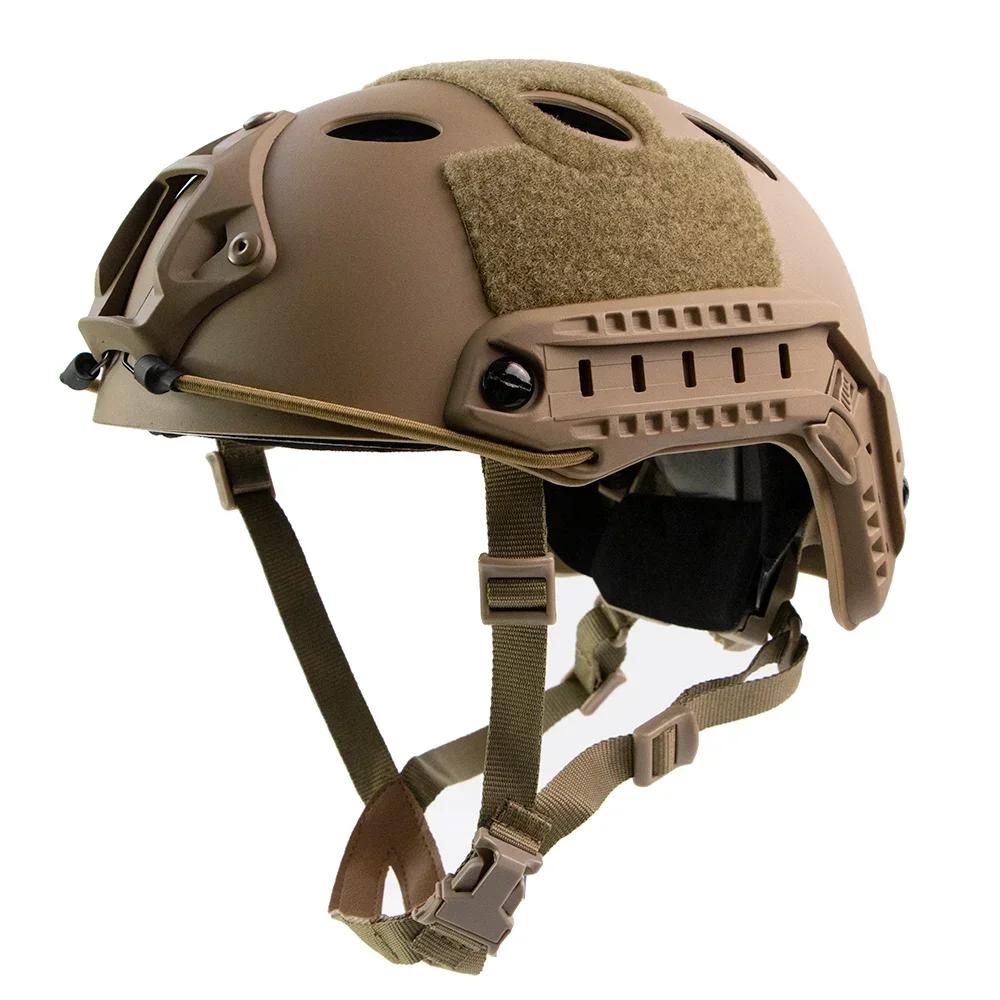 Casco FAST Airsoft Casco MH ABS Nuovo Ispessito Esterno PJ Tiro con Pistola ad Aria CS Equipaggiamento Protettivo per adulto