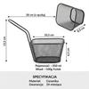 Steel Fries Basket Black 350 Ml Painted For Serving 18×10.5×6.5