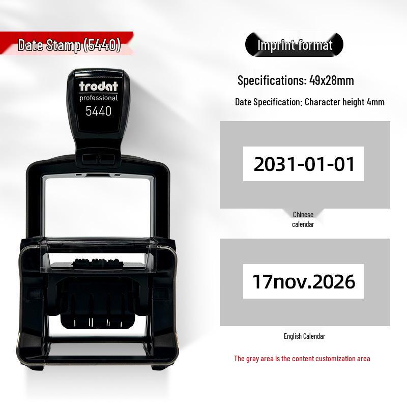 Heavy-duty Text & Date Stamp Set: Test Completed, Qualified, Signature, Engineering Comment