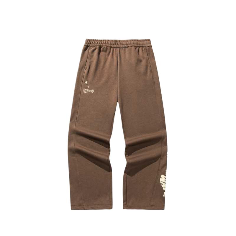 

Anta Lifestyle Series Mid-Rise Letter Print Fitted Sports Pants Women bottoms 162518306-3 XXXL