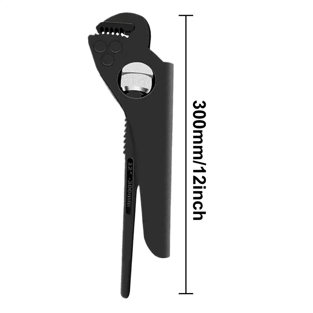 Pipe Wrench Carbon Steel Plumbing Pliers For Pipes Heavy Duty Repair Tool For Garage Faucet Toilet Sink Joints Water Heater Nuts