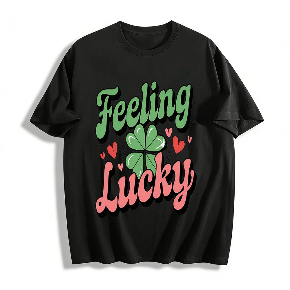 

I Love My Berry Cute Cherry Heart Print Casual Couple Top Pure cotton T-shirt XXS