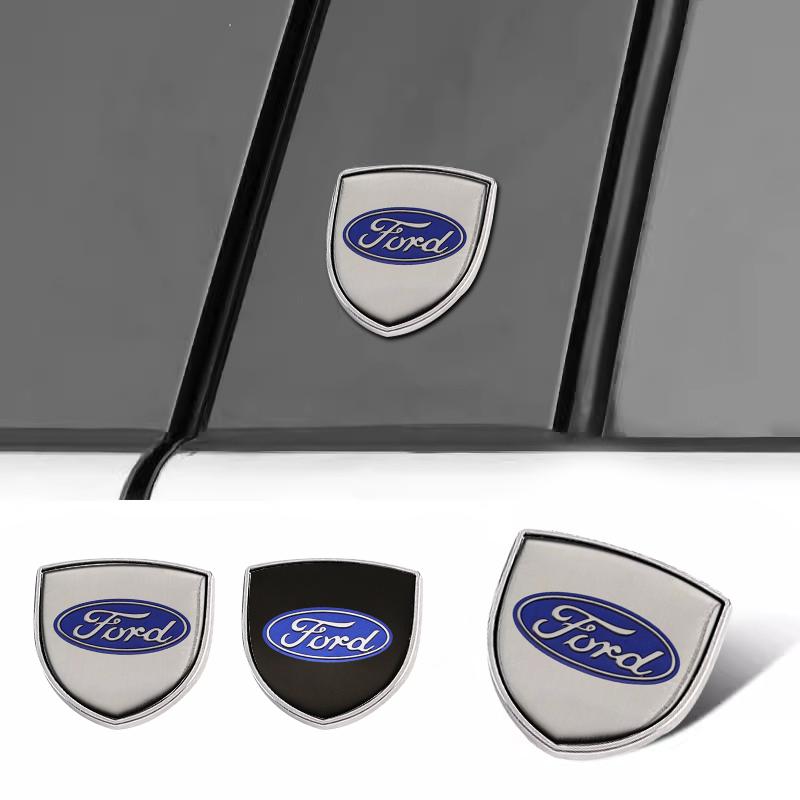 Autocolante Embleme Insigne Metalice 3D pentru Caroserie, Portbagaj, Geam, Ușă Pentru Ford Fiesta Mondeo Fusion Escape Shelby Edge Kuga