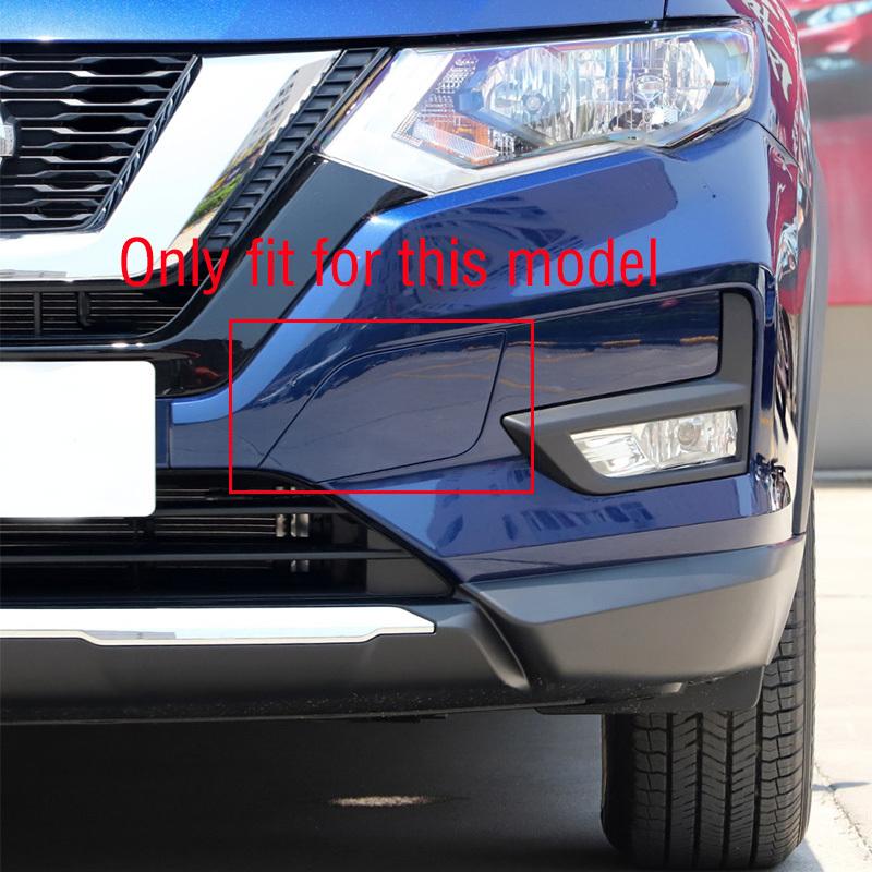 For Nissan Rogue X-Trail XTrail T32 2017 2018 Car Front Bumper Tow Hook Cover Cap Trailer Hauling Eye Cover Lid