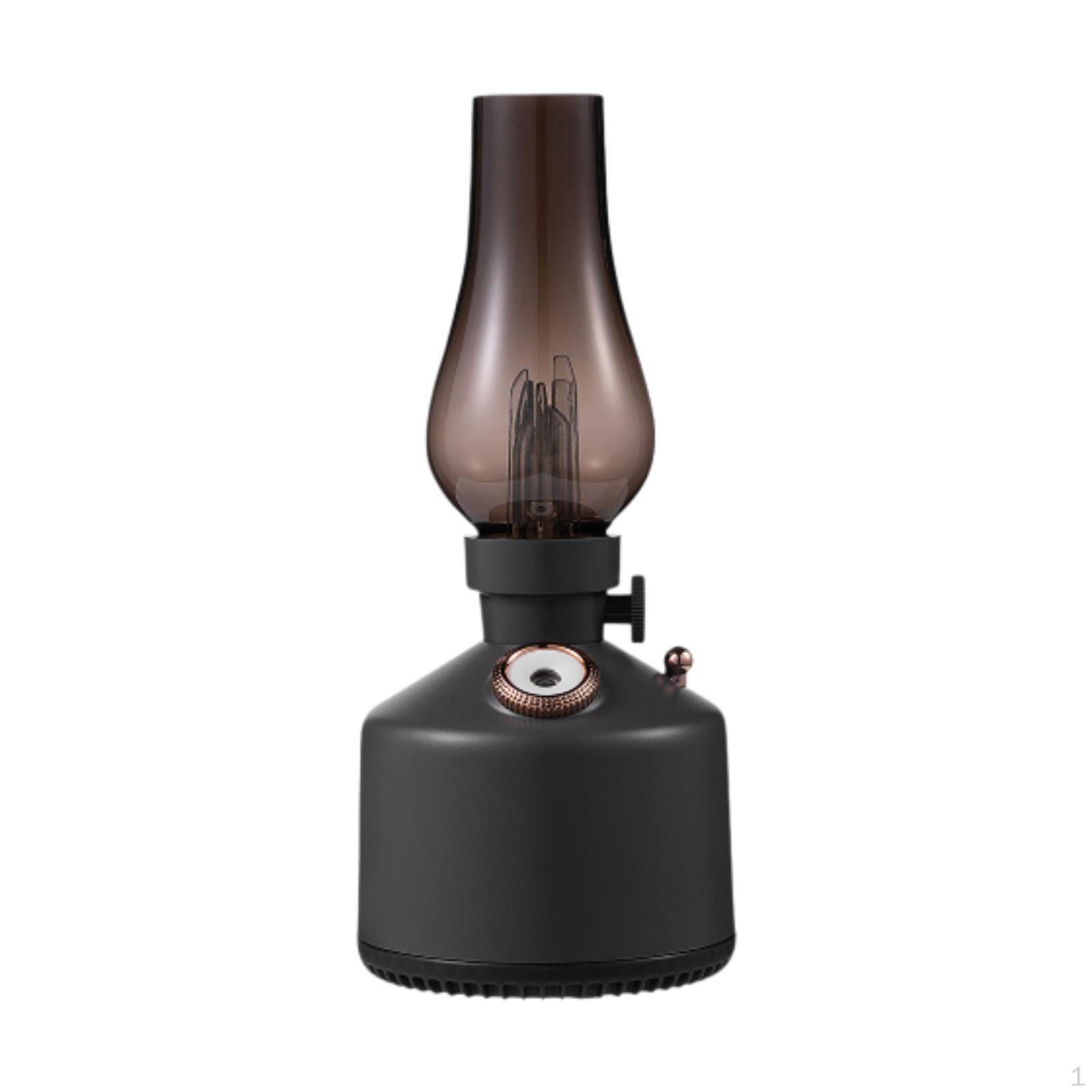 

Bedroom Humidifier Table Home Decor Lamp Vintage Night Light Air Compact Portable серый