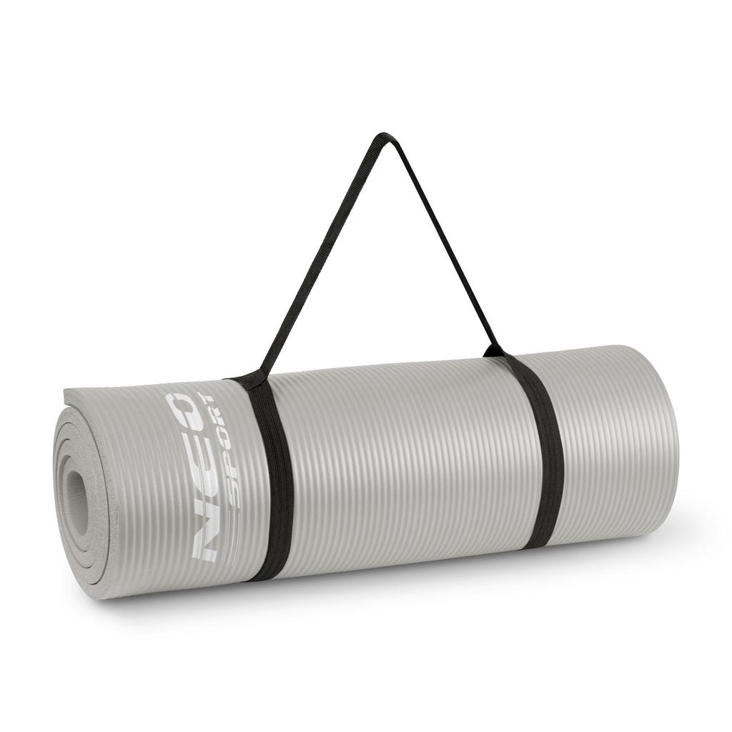Exercise Mat 183 X 60 Cm Neo-Sport - 192200 Gray