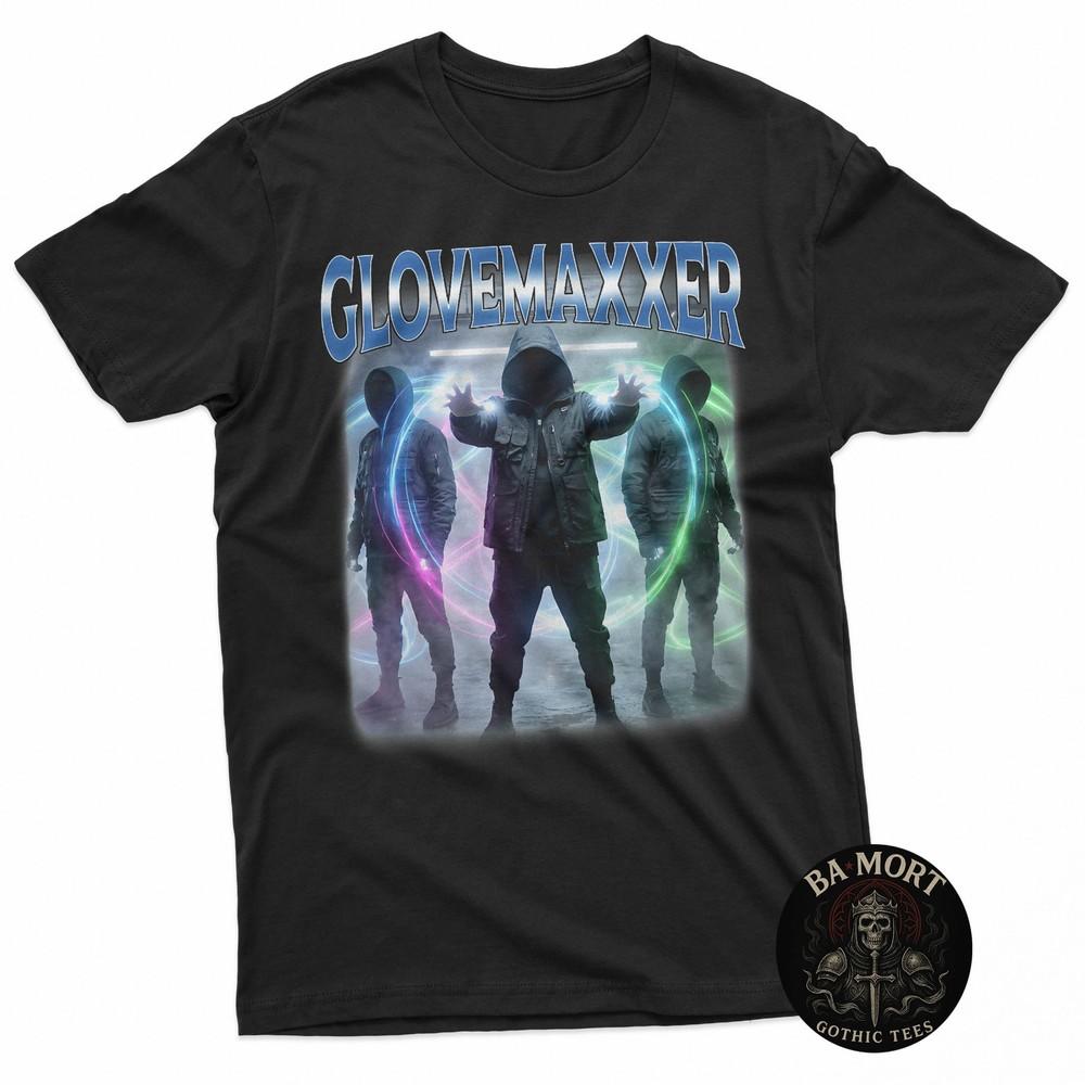 Glovemaxxer TShirt Dark Meme Graphic Tee Streetwear Unisex Unisex T-Shirt XXXL