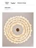 Postmodern French Chandelier: Cream Style Feather & Pearl LED Light for Living Room or Bedroom
