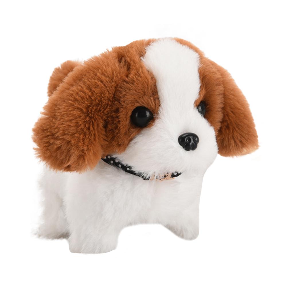 Electronic Robot Dog Soft Fur Walking Barking Puppy Special Gifts Battery Powered Home Decoration for Boys Girl Birthday Gifts