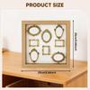 DIY Mini Museum Silhouette Box Wood Memory Display for Wedding Birthday Gift