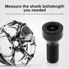 5pcs 36136786191 M14x1.25mm Wheel Lock Set Lug Nuts Bolt Fit for BMW Mini, I3 I8 M2 M4 F80 X2 X4 X6 with Master Key, Black Anti-Theft Wheel Stud Bolt