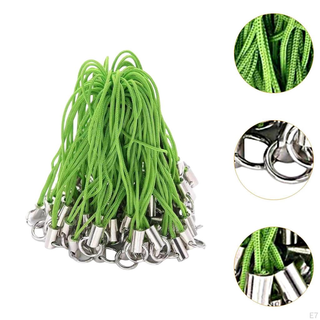 100 Pieces Mobile Phone Dangle Straps Lanyards Practical DIY Accessories Rope for