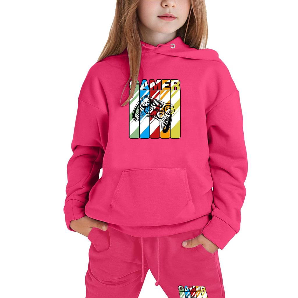 Chlapci Dívčí tepláky Oblečení Mikina s kapucí Tepláky na jogging Tepláky Set Módní outfit