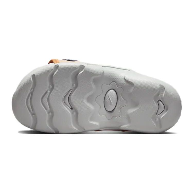 Nike Sunray Adjust 6 SE Non-Slip Durable Kids Sandals Kids Sandals Orange White Green DX6385-800