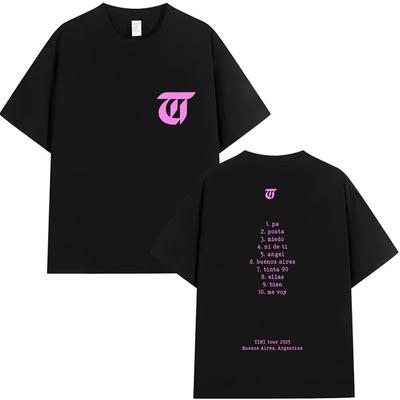Tour Print T-Shirts Herren Damen Mode Ästhetische Kleidung T-Shirt Fans Geschenk Oberteile Oversized Baumwoll-T-Shirts