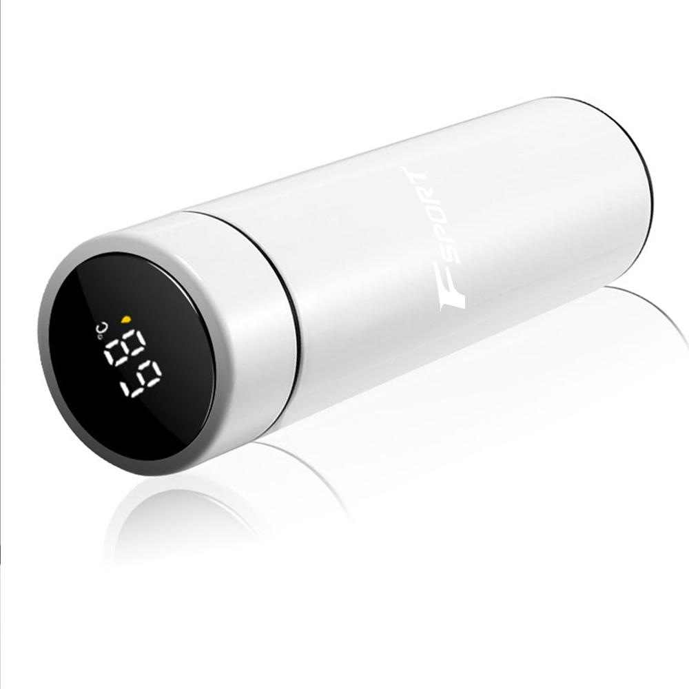 For Lexus FSPORT IS200 ES300h ct200h 500ml Stainless Steel Car Styling Thermos Mug Smart Thermal Cup Temperature Display Bottle AFG1