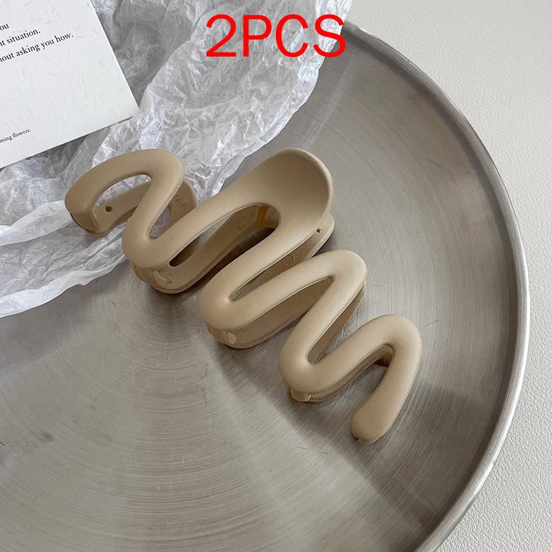 (87 Styles) 2pcs/ Set New Large Jelly Color Hair Clip Acrylic Hair Claw Shark Clamp For Women Girls Fashion Summer Updo Headwear Hair Accessories