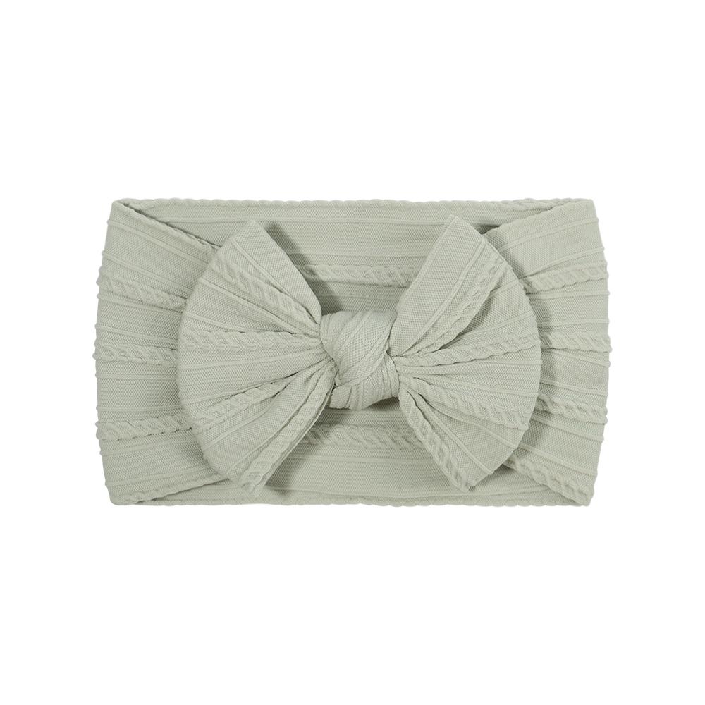 PANTONE Solid Color Bows Headband for Baby Girls Elastic Hair Band Cotton Bowknot Turban Kids Headwear Baby Hair Accessories