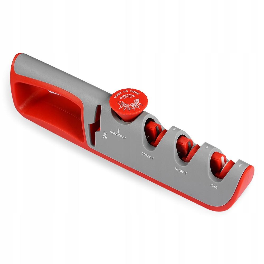 Scissors Knife Sharpener Adjustable Sharpening Angle 4 Sharpeners 4-In-1