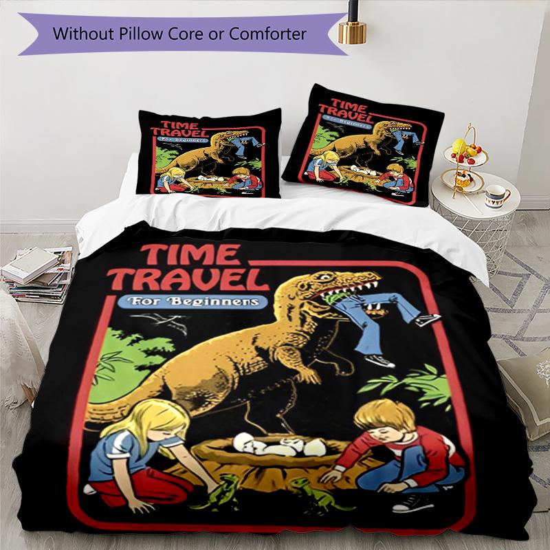 3pcs Steven Rhodes Bedding Set Duvet Cover Closure Includes 1 Duvet Cover & 2 Pillowcases, Soft and Comfortable for All Seasons.