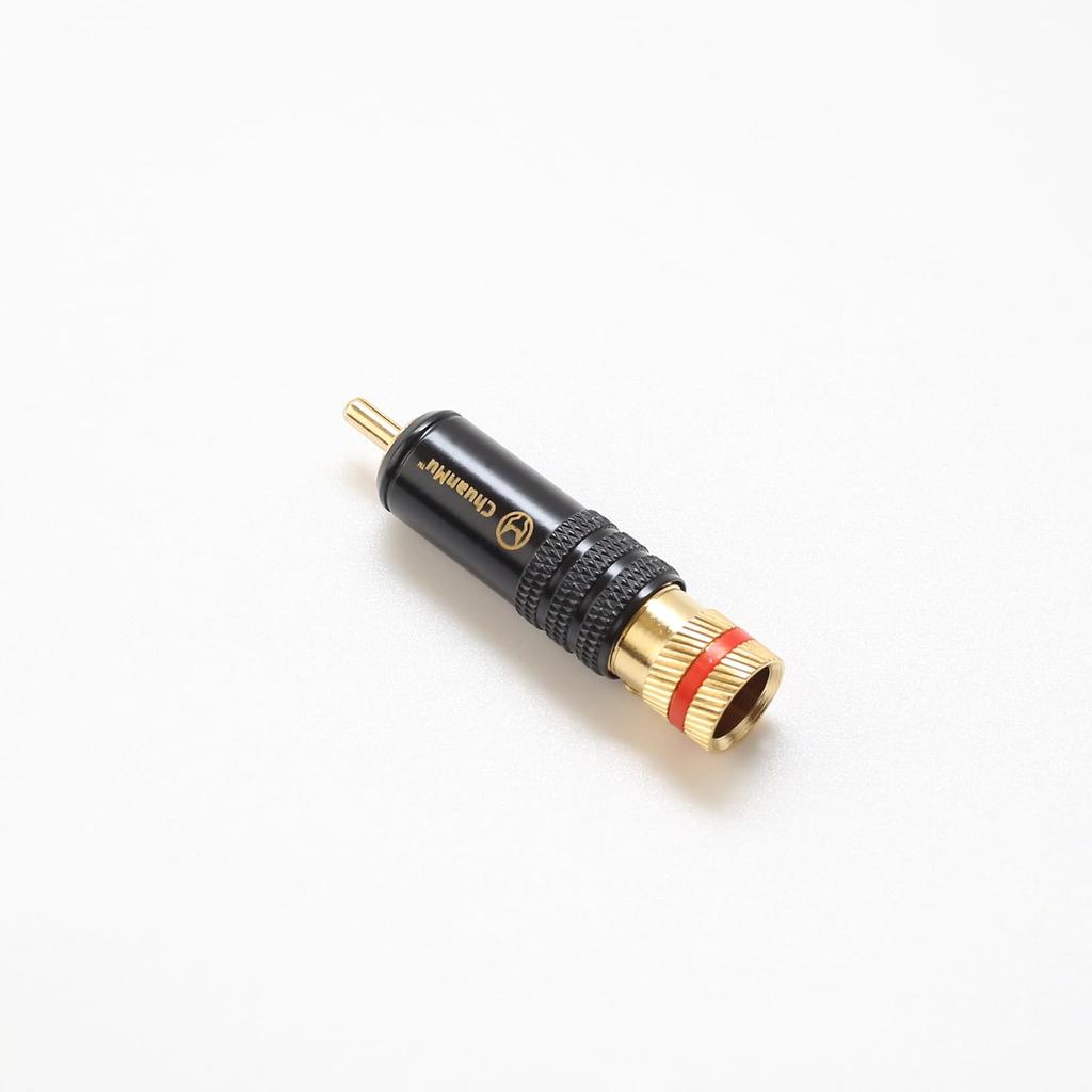 HIFI Audio RCA Accessories Taiwan Plated DIY Signal Wire Plug Lotus Blossom Plum Blossom Connector [P129]