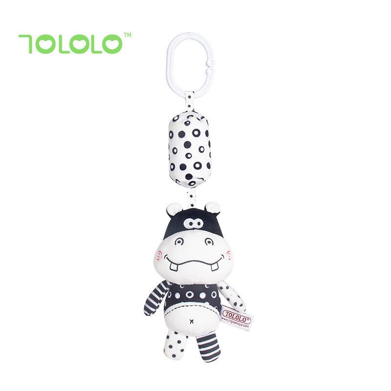 TOLOLO Baby Cartoon Animal Black & White Crib Mobile Toy