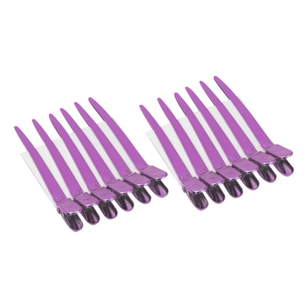 12pcs Practical Hair Styling Clips Professional Hair Sectioning Clips For Salon Styling