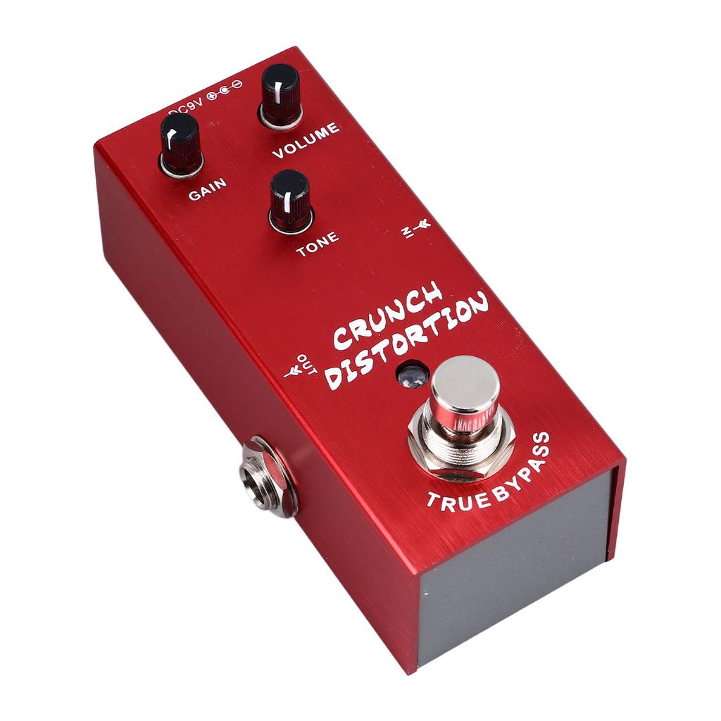 Guitar Distortion Effector Metal Shell Multiple Tones Electric Guitar Effect Pedal Knob Adjustment AN‑03 Purple