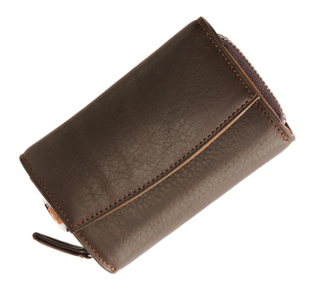 

CYPRIS Шелковистая телячья кожа Чехол для ключей с кошельком для монет, Мягкая кожа, Подарок для мужчин, Подарок на День отца, Подарок на день рождения, Подарок для парня, Шоколадный подарок, 1758