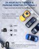 4K Ultra HD Dashcam with Wireless WiFi, 180° Ultra-Wide Angle, 360° Full Coverage Around the Vehicle, Night Vision, Emergency Lo