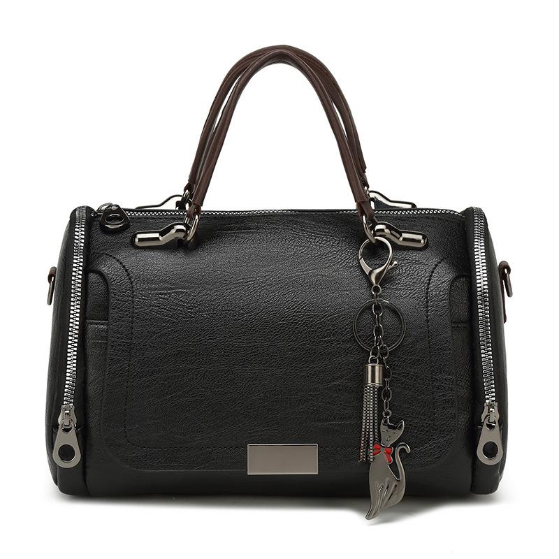 Boston Bag: Versatile, Fashionable, Casual Pillow Bag, Large-capacity Handbag