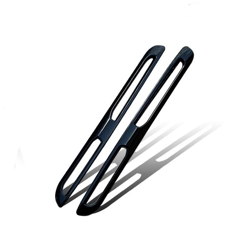 Black ABS Center Grille Cover Strip Trim For Mercedes Benz GLC Class X254 2023+ GLC260 GLC300 AMG Auto Accessories